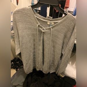 Gray old navy womens sweater